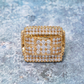3.51 CTW Hip Hop Silver Moissanite Men's Ring hip hop jewelry customdiamjewel