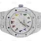 Men Women Arabic Custom Dial Hip Hop VVS Moissanite Diamond Watch customdiamjewel