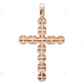 2.6 Inch Iced Out Moissanite Cross Pendant hip hop jewelry CustomDiamJewel
