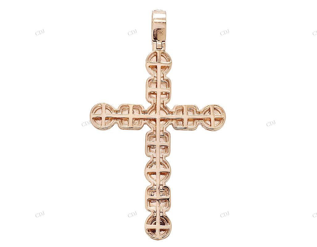 2.6 Inch Iced Out Moissanite Cross Pendant hip hop jewelry CustomDiamJewel