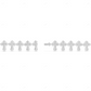 Elegant 14K White Gold Cross Bracelet hip hop jewelry CustomDiamJewel