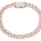 Miami Link Silver Moissanite Cuban Bracelet hip hop jewelry customdiamjewel