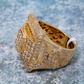 3.51 CTW Hip Hop Silver Moissanite Men's Ring hip hop jewelry customdiamjewel