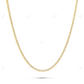 18KT Yellow Gold Moissanite Sterling Silver Tennis Chain CustomDiamJewel