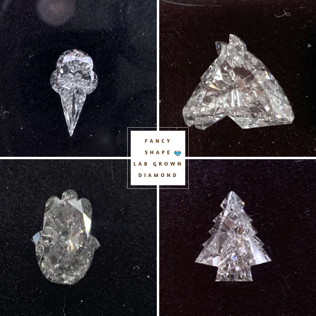 Unique Coffin Shape Lab Grown Diamond  customdiamjewel   