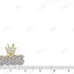 925 Silver Moissanite BOSS Crown Letter Pendant hip hop jewelry CustomDiamJewel