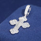 Luxurious Iced Out Baguette Cross Pendant For Mens hip hop jewelry CustomDiamJewel