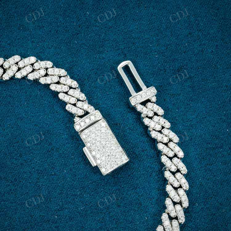 6MM Diamond Miami Cuban Link Bracelet hip hop jewelry customdiamjewel   