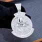 Customized Logo Fully Iced Out Diamond Hip Hop Pendant hip hop jewelry CustomDiamJewel   