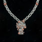 Two Tone Gold Plated Diamond Cross Pendant hip hop jewelry CustomDiamJewel