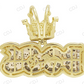 925 Silver Moissanite BOSS Crown Letter Pendant hip hop jewelry CustomDiamJewel