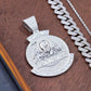 Customized Logo Fully Iced Out Diamond Hip Hop Pendant hip hop jewelry CustomDiamJewel   