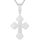 Luxurious Iced Out Baguette Cross Pendant For Mens hip hop jewelry CustomDiamJewel
