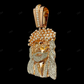 Custom Medium OG Kufi Moissanite Jesus Pendant hip hop jewelry CustomDiamJewel