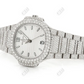 Fully Iced Out 36mm Patek Philippe Nautilus Moissanite Ladies Watch customdiamjewel