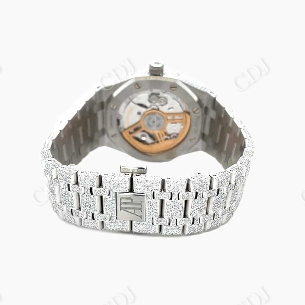 Hip Hop Iced Out Moissanite AP Watch customdiamjewel