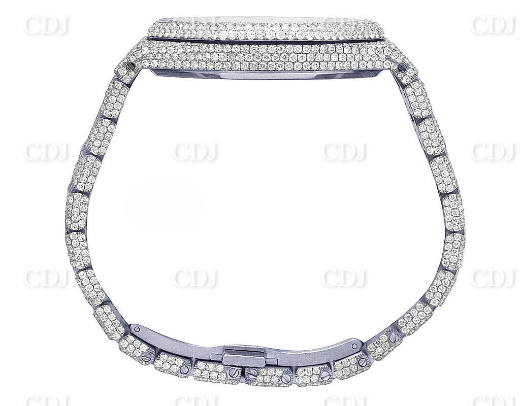 Moissanite Diamond Watch Iced Out Bust Down Watch Date Just Watch Manufacturer and Supplier in India
