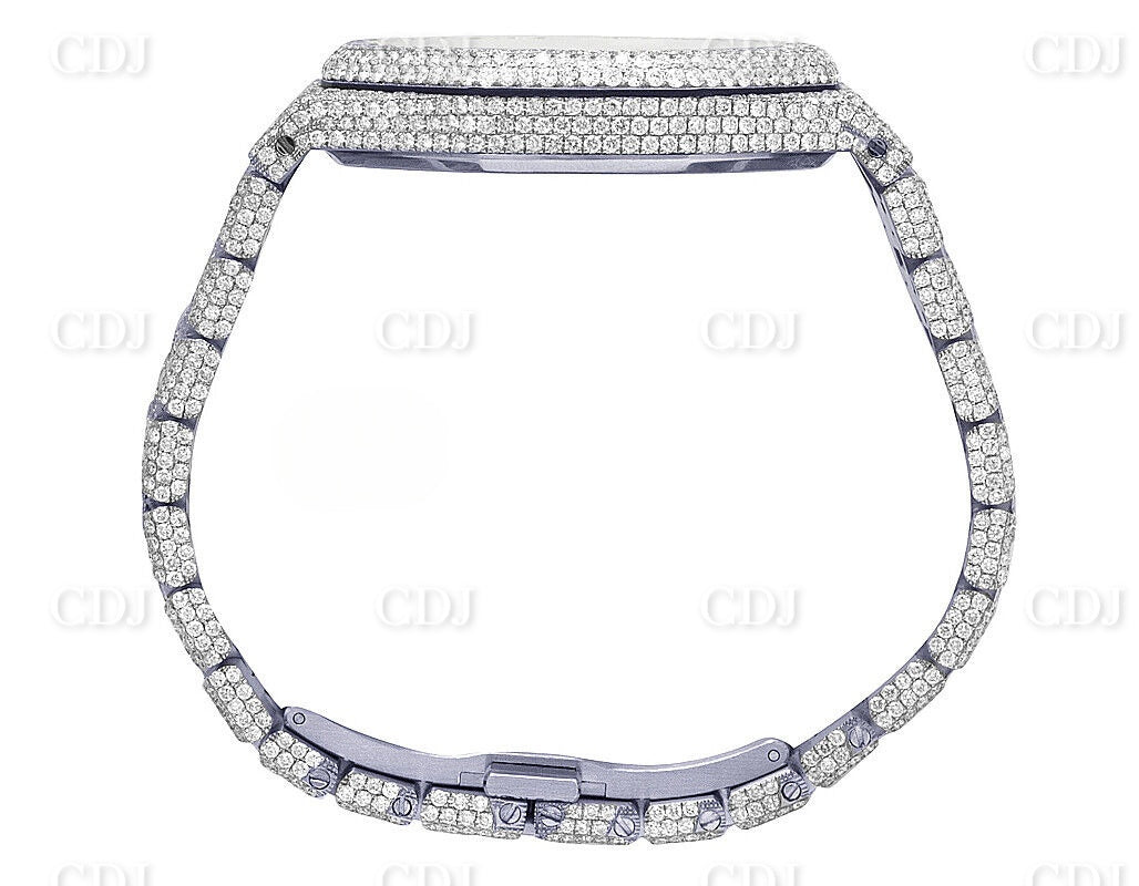 Men Women Arabic Custom Dial Hip Hop VVS Moissanite Diamond Watch customdiamjewel