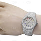 Men Women Arabic Custom Dial Hip Hop VVS Moissanite Diamond Watch customdiamjewel