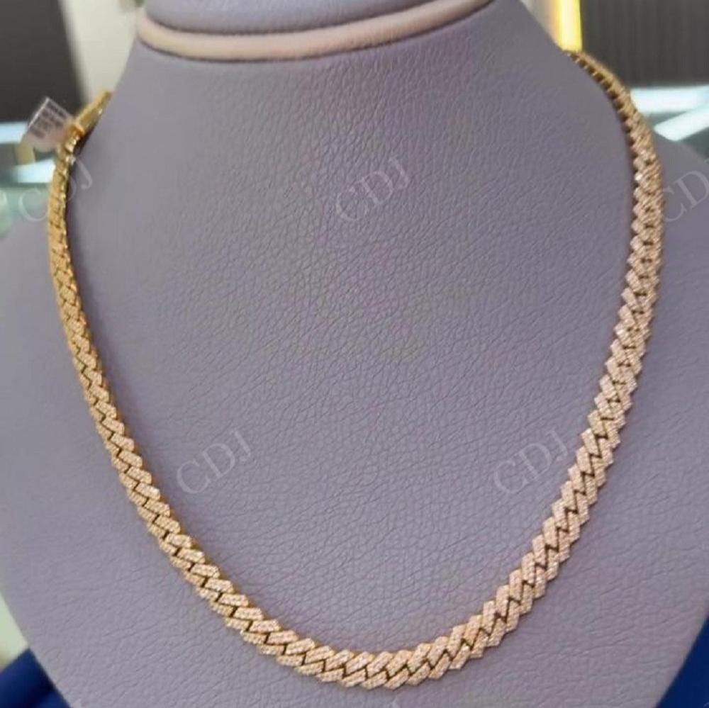 Hip Hop Iced Out Diamond Cuban Link Chain Jewelry hip hop jewelry CustomDiamJewel   