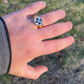 14K Solid Gold Solitaire Diamond Star Pink Ring For Men's  customdiamjewel   