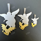 Michael Slaying Dragon Diamond Pendant  customdiamjewel   