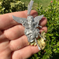 Michael Slaying Dragon Diamond Pendant  customdiamjewel   