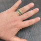 14K Solid Yellow Gold Square Shape Plain Band For Men's  customdiamjewel   