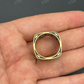 14K Solid Yellow Gold Square Shape Plain Band For Men's  customdiamjewel   
