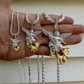 Michael Slaying Dragon Diamond Pendant  customdiamjewel   