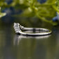 Lab-Grown Diamond Curved Chevron Band