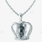 Sterling Silver Moissanite Crown Pendant hip hop jewelry customdiamjewel