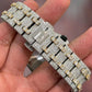 Two Tone Luxury Diamond Bust Down Chrono AP Watch customdiamjewel