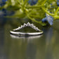 Lab-Grown Diamond Curved Chevron Band