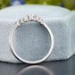 Lab-Grown Diamond Curved Chevron Band