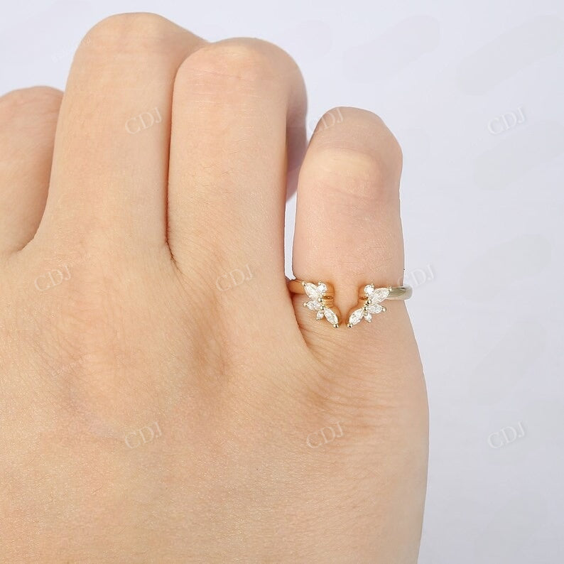 0.31CTW Lab Grown Diamond Yellow Gold Wedding Band  customdiamjewel   