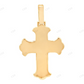 3.2 Inch Lab Grown Diamond 10K Gold Magnificent Cross Pendant Hip Hop Pendent CustomDiamJewel