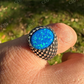 Oval Shape Opal Ring For Hip Hop Men's  customdiamjewel   