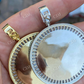 Hip Hop Round Shape Photo Frame Pendant  customdiamjewel   