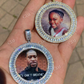 Hip Hop Round Shape Photo Frame Pendant  customdiamjewel   