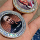 Hip Hop Round Shape Photo Frame Pendant  customdiamjewel   
