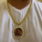 Hip Hop Round Shape Photo Frame Pendant  customdiamjewel   