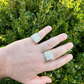 14K Yellow Gold Square Micropave Hip Hop Ring  customdiamjewel   