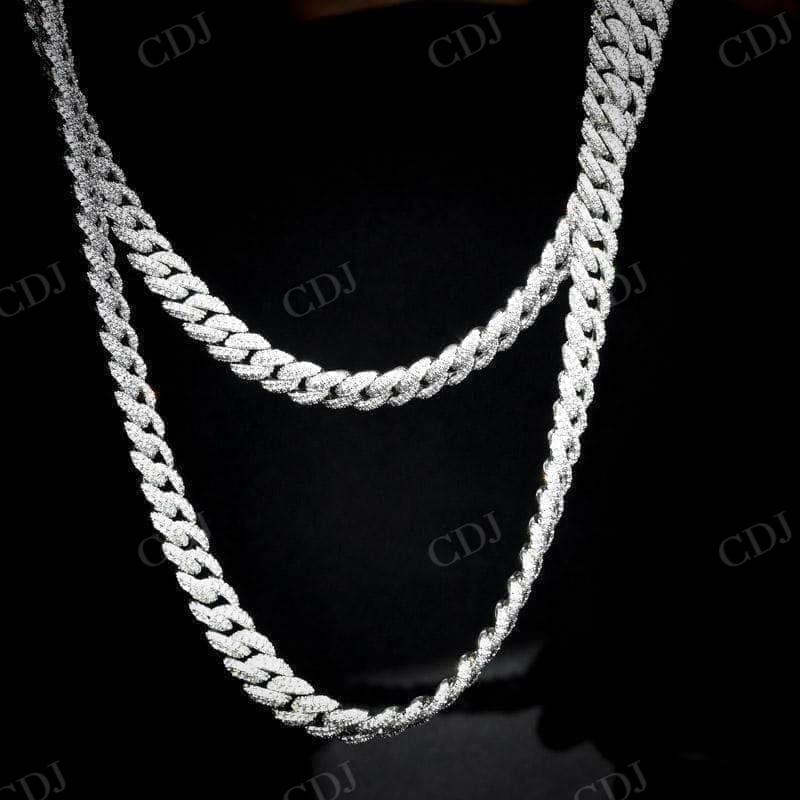 Stylist Cuban Iced Out Diamond Hip Hop Women Choker  customdiamjewel   