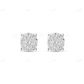 0.20 CTW Moissanite Diamond Cluster Stud Earrings Stud earrings CustomDiamJewel