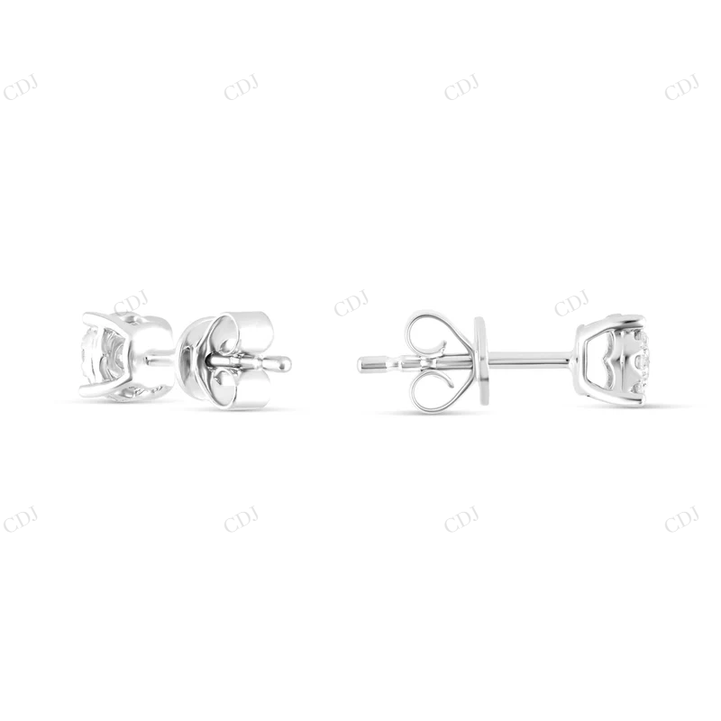 0.20 CTW Moissanite Diamond Cluster Stud Earrings Stud earrings CustomDiamJewel