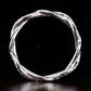Infinity Natural Diamond Twisted Wedding Band  customdiamjewel   