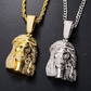Hip Hop Gold Plated Sterling Silver Jesus Pendant hip hop jewelry CustomDiamJewel