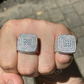 Round Cut Diamond Large Iced Out Hip Hop Ring  customdiamjewel   
