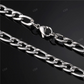 3-9MM Plain Gold Figaro Chain hip hop jewelry CustomDiamJewel